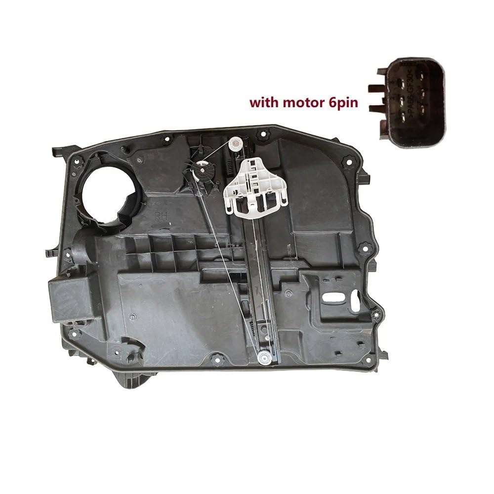Compatible con Dodge para Nitro 2007 2012 2011 2008 2009 2010 Elevalunas Delantera con Motor 6PIN 68033456AA Puerta Derecha Auto Elevalunas