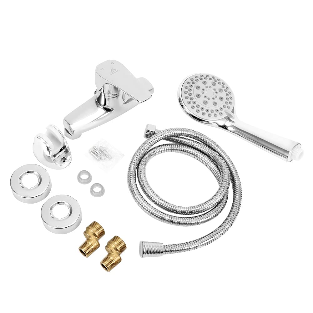 Kit de douche multifonctionnel G1/2in contre les jets faibles en salle de bain