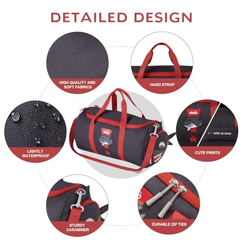 Nohoo Kids Duffel Bag, Girls Boys Travel Bag For School Practice Or Overnight thumb #3