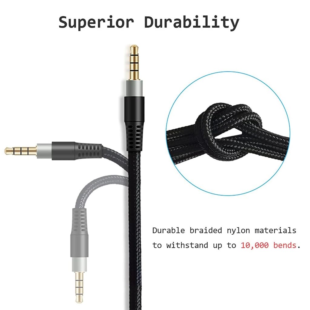 Rozszerz kabel zastępczy Sound Aux do przedłużacza zestawów słuchawkowych w chmurze
