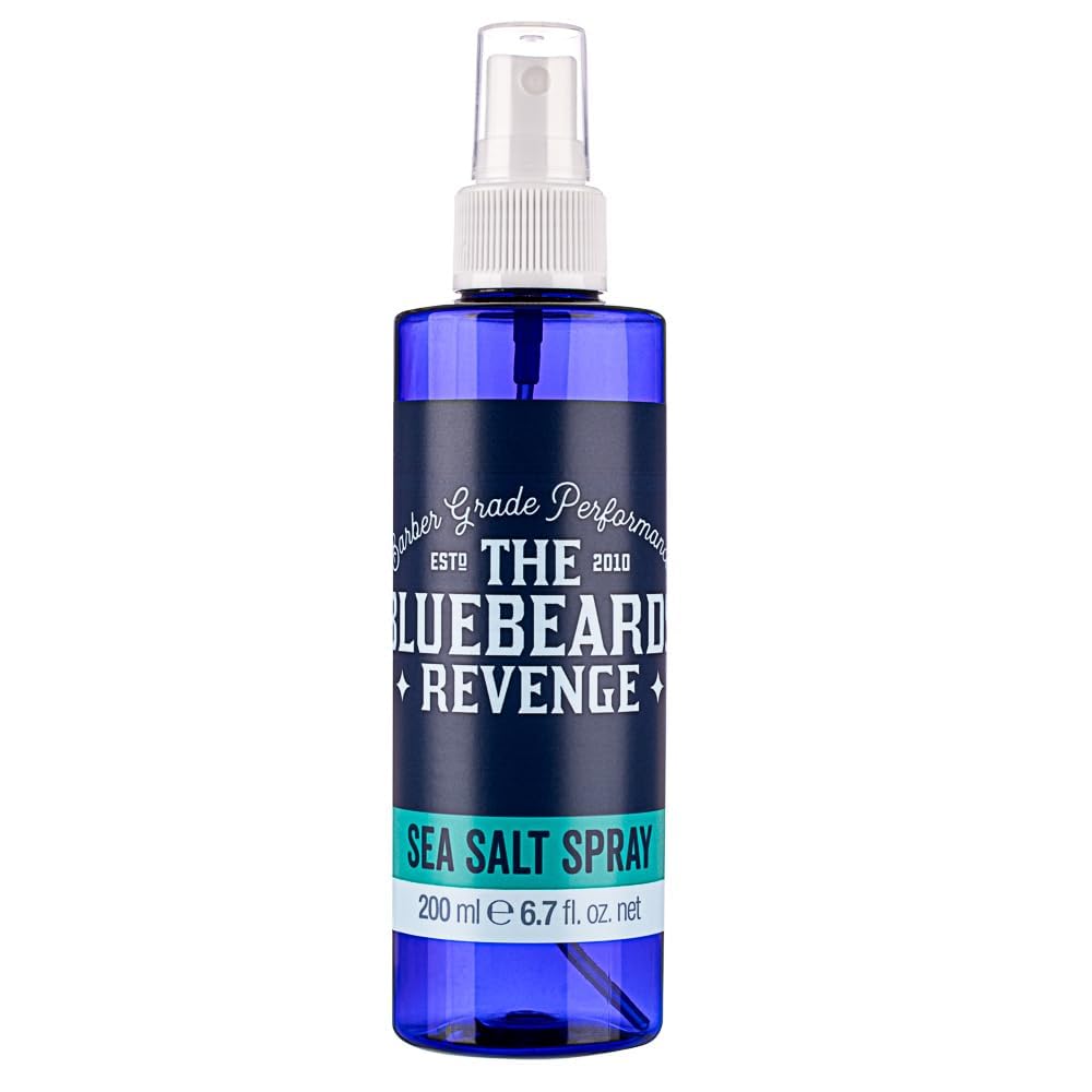 The Bluebeards Revenge, Sea Salt Spray For Men, Adds Texture, Volume And hold To Natural Matt Styles, Vegan Friendly, 200ml