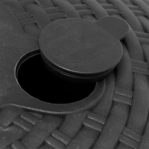 Pied de parasol 20L plastique résistant intempéries terrasse jardin - 4
