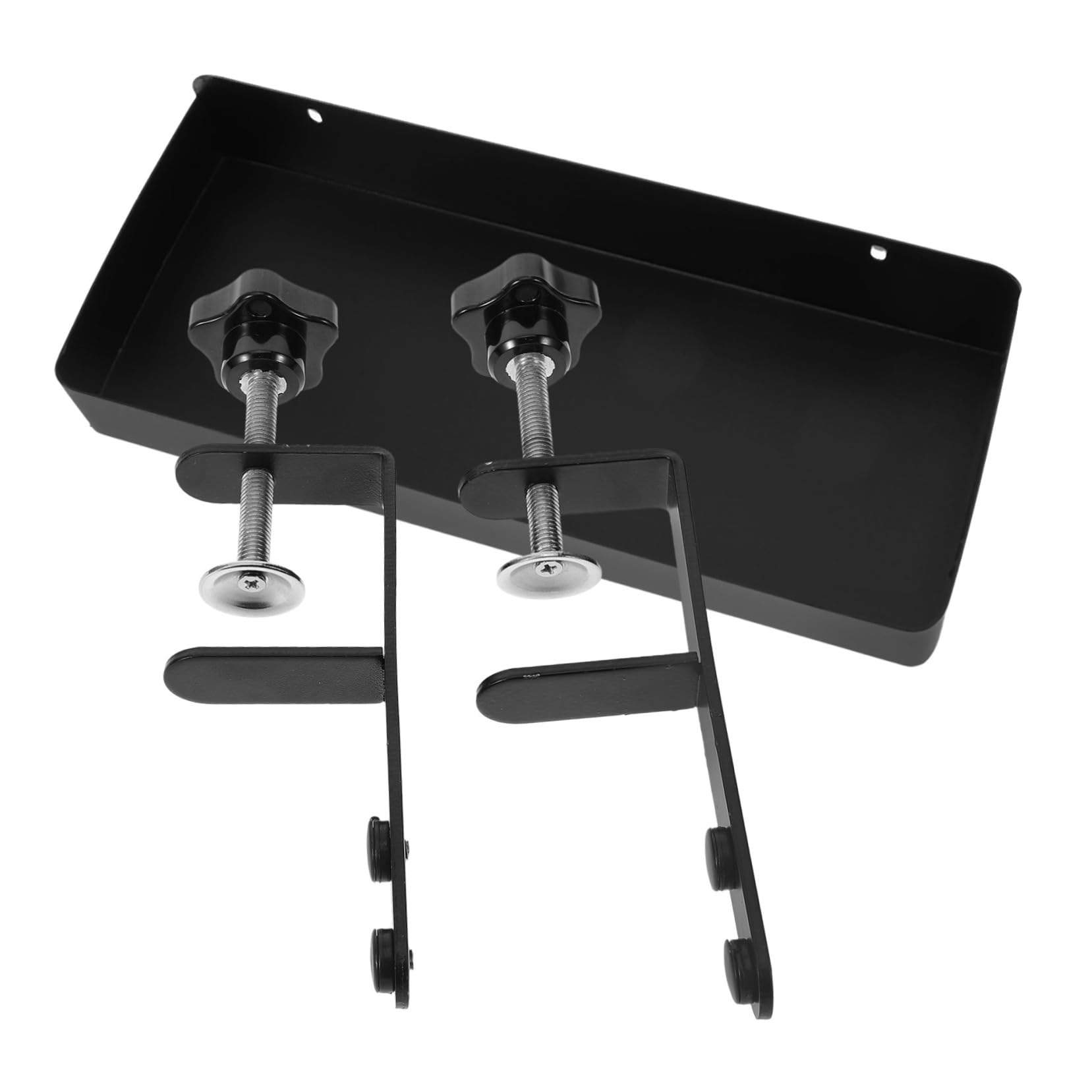 Lurrose 1Set Pegboard Organizer of Pegboard Storage Holder Storage Box with Clamps for Desk Wall Organization Durable Design for Craft Room Garage Use