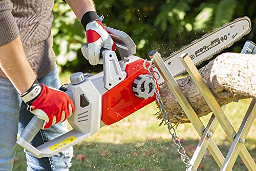 IKRA Akku Kettensäge ICC 2/2035 inkl. 2x Akku & Doppel-Schnellladegerät, Schnittlänge 34,5cm – Bild 3