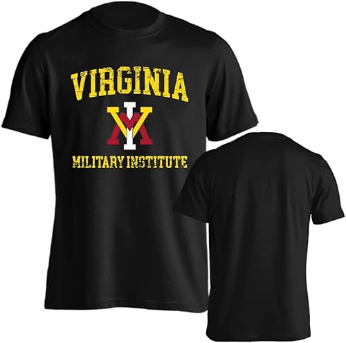 Miniatura 44 de Sport Your Gear NCAA Camiseta de manga corta retro con licencia oficial de aspecto desgastado para el día del juego, camiseta de espíritu deportivo