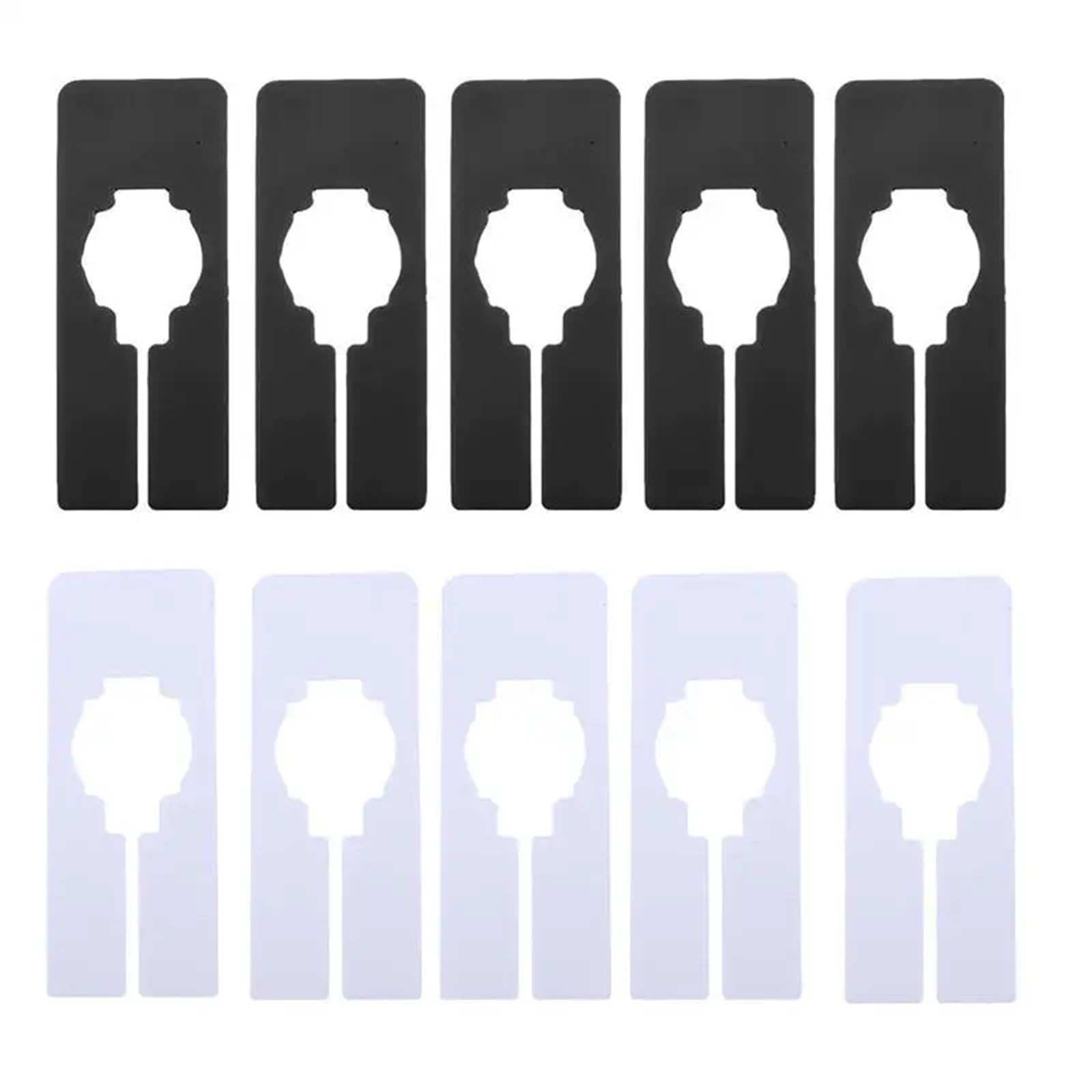 50Pcs Closet Dividers for Shelves, Plastic Hanging Clothes Organizers for Wardrobe Storage