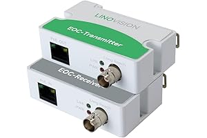 Upgraded LINOVISION PoE Over Coax EOC Converter: IP Over Coax Powerhouse