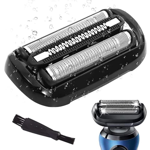 ブラウン対応 替刃 シリーズ5 シリーズ6 53B用 互換品 網刃 内刃一体型 髭剃り (ブラック)