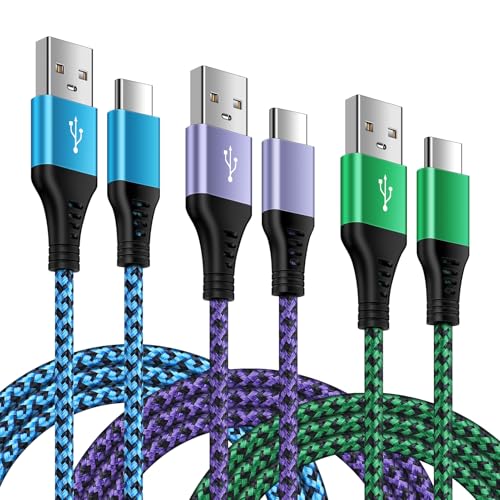 Cable USB C Charge Rapide, [0.9M/Lot de 3], Cable USB A vers USB C Samsung Téléphone Portable Cable Pour Samsung Galaxy S26 Ultra S25 S24 23 S22 A55,iPhone...