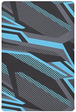 AIXIWAWA Geometric Striped Crib Sheet for Baby Toddler, Fitted Breathable and Soft Mini Playard Sheet Pack n Play Crib Mattress