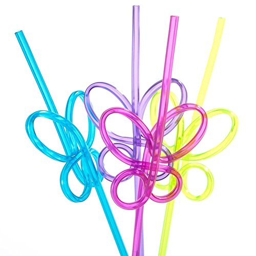 50 unidades de pitillos reutilizables Crazy Loop multicolor miniatura 2