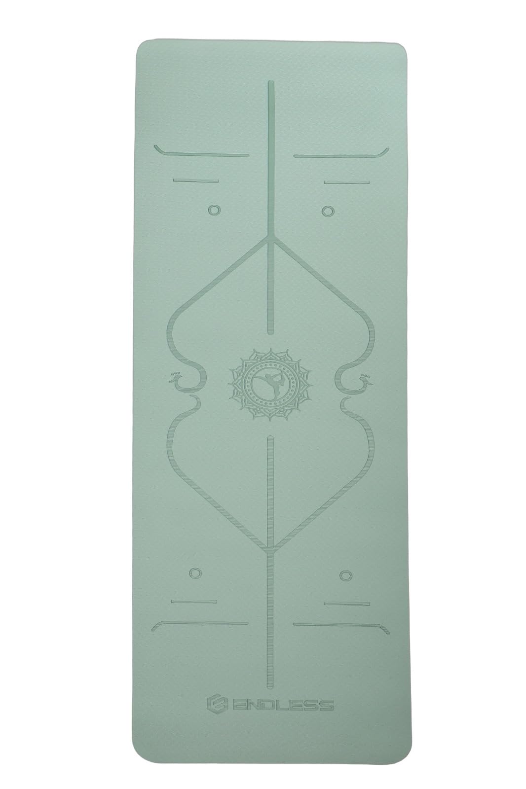 TPE Yoga Mat Non-Slip & Eco-Friendly |Extra Thick 8mm Exercise Mat with Carry Bag | Ideal for Yoga, Pilates, Home Workout & Floor Exercises (183×61×0.8 cm)