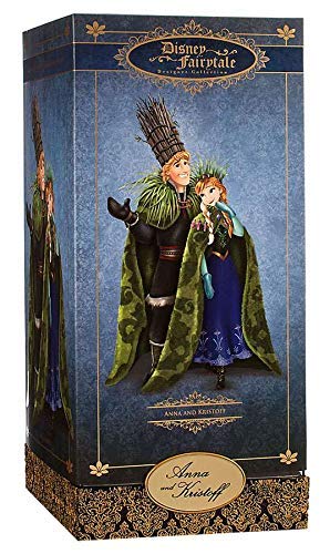 Disney Exclusive Limited Edition Frozen Fairytale Designer Collection Anna and Kristoff Doll Set