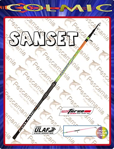 Colmic Sanset 2.70 m 200 g Teleskopische Bolo Rute Boot Grund Meer Carbon Colmic Sanset 2.70 m 200 g Teleskopische Bolo Rute Boot Grund Meer Carbon