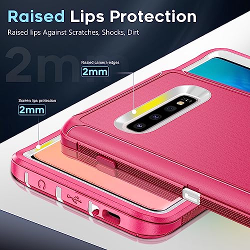 Coque Samsung S10 Plus antichoc robuste pour éviter les bris d'écran blancs