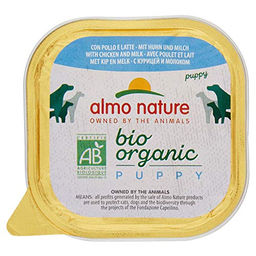 La consistenza del bio paté lo rende un alimento adatto ai cani che hanno difficoltà a masticare