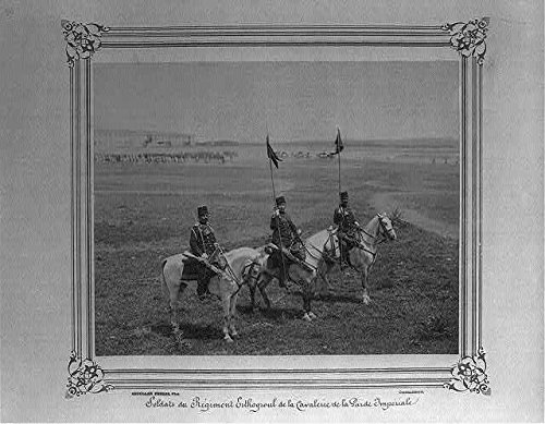 HistoricalFindings Photo: Soldiers,Ertugrul Cavalry Regiment,Imperial Guard,Istanbul,Turkey,Lancers,c1885
