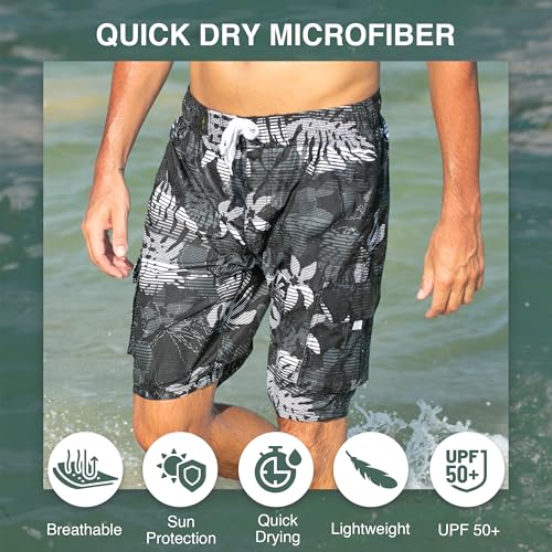 Image of Kanu Surf Mens Barracuda Swim Trunks (Regular & Extended Sizes)