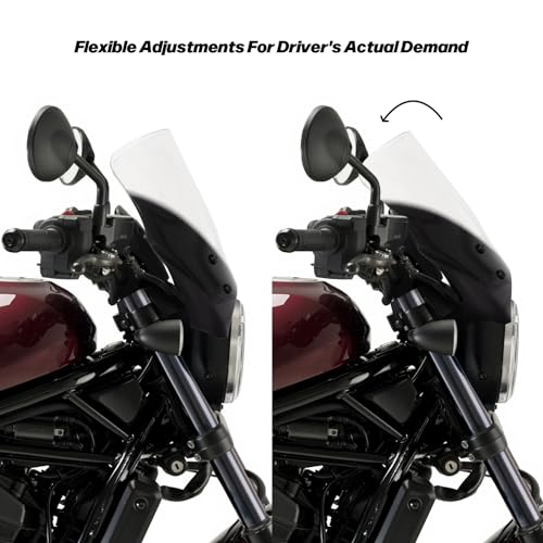 VASTMT Motorcycle Windshield Spoiler