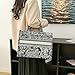 Fashion Luxury Tote Bag Cotton Linen Handbag Large Capacity Jacquard Retro Exquisite