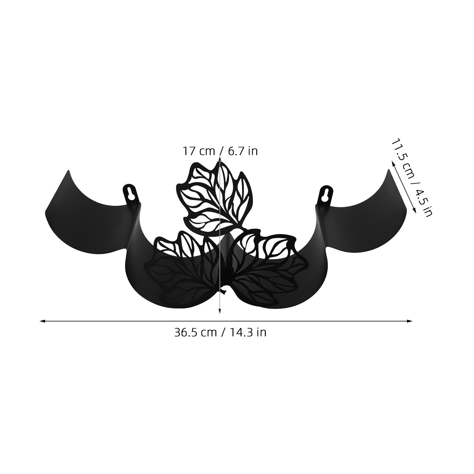 Gatuida Portarotolo da parete per carta igienica, a forma di foglie di | Portarotolo di carta igienica da parete per bagno, toilette per gli ospiti e piccoli spazi.