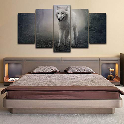 Impresiones sobre lienzo de animales en formato modular de salón 7