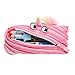 ZIPIT Einhorn Federmäppchen mädchen- für bis zu 30 Stifte, federtasche Maschinenwaschbar - hergestellt aus einem einzelnen langen Reißverschluss! (Rosa)
