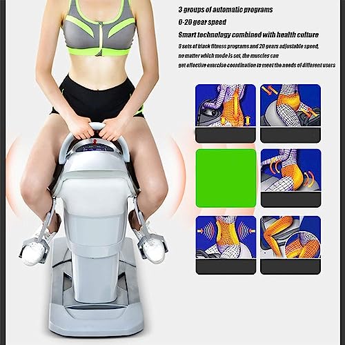 Máquina eléctrica para montar a caballo GAGALU, simulación 3D de equitación, 20 velocidades ajustables de vibración, equipo de fitness eléctrico para montar, gran pantalla LCD, manual en inglés miniatura 5