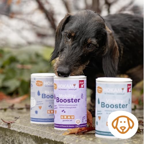 GRAU - das Original - Hokamix Mobility Booster, 1er Pack (1 x 350 g), Ergänzungsfuttermittel für Hunde