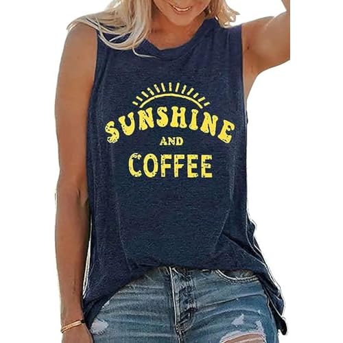 Womens Tank Tops Summer T Shirts Sleeveless Casual Loose Tunic Blouses 2026 X-Large A Deep Blue