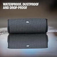 JBL Flip Essential 3 Tragbarer Bluetooth‑Lautsprecher mit wiederaufladbarem Akku, IP67 Wasser‑ und staubdicht, 12 Stunden Akkulaufzeit, Schwarz – Ansicht 5