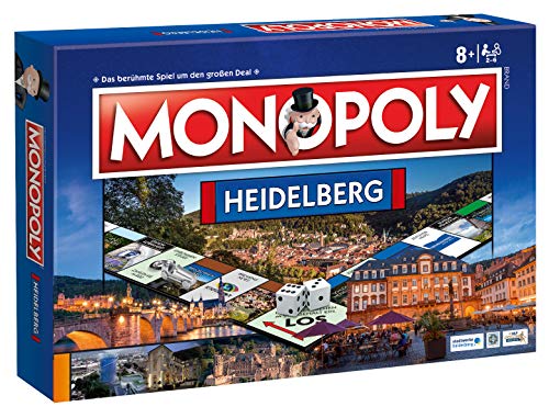 Preisvergleich Produktbild Winning Moves Monopoly Heidelberg Stadt City Edition Ausgabe Spiel Gesellschaftsspiel Brettspiel