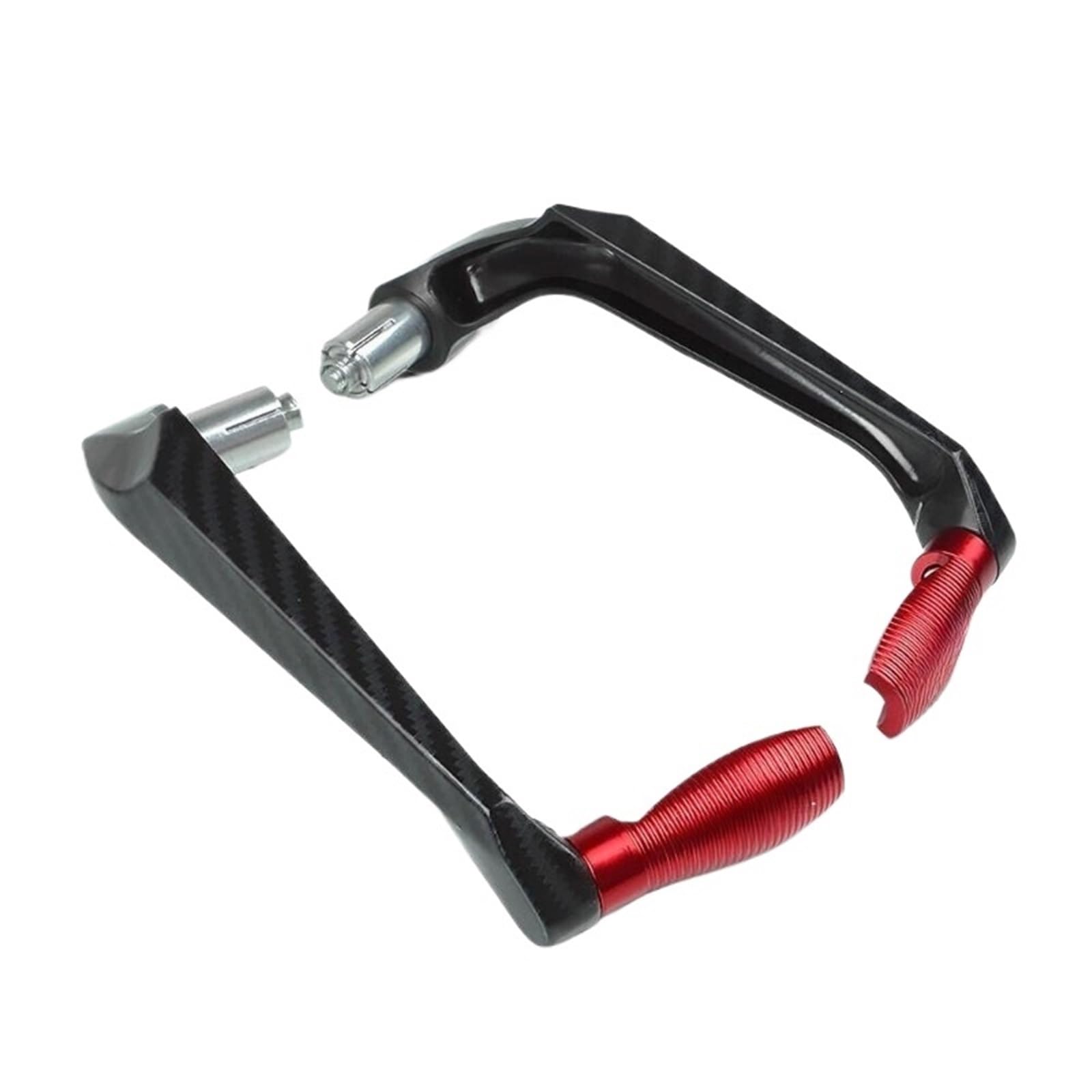 THUJMGH Motorbike Handguards Motorcycle Alloy Carbon Fiber Handlebar Brake Clutch Lever Hand Guard Protector Modification Accessories Handguard Motorcycle handguards(D)