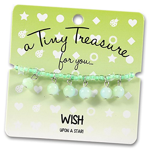 A TINY TREASURE FOR YOU?.. WISH, UPON A STAR! Friendship Bracelet with little sayings