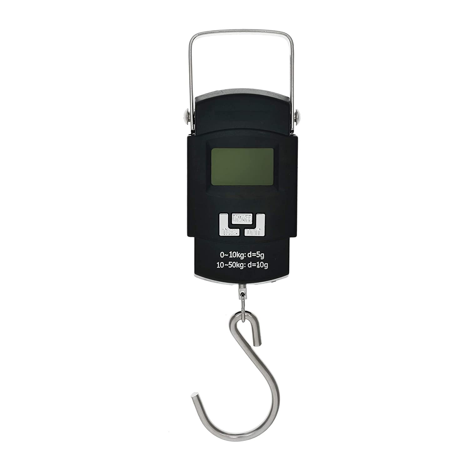 ADDCART 50kg / 10g Pocket Electronic Digital LCD Luggage Travel Weighing Scale Handheld Balance Scale with Hanging Strap (Black Color)