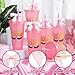 Reallnaive 6 Pcs Slumber Party Squad Cups Sleepover Party Supplies for Girls Slumber Plastic Cups with Lid Straw 24 oz Sleepover Tumblers Twist Bow Reusable Cup for Birthday Spa Stuff Favors(Pink)