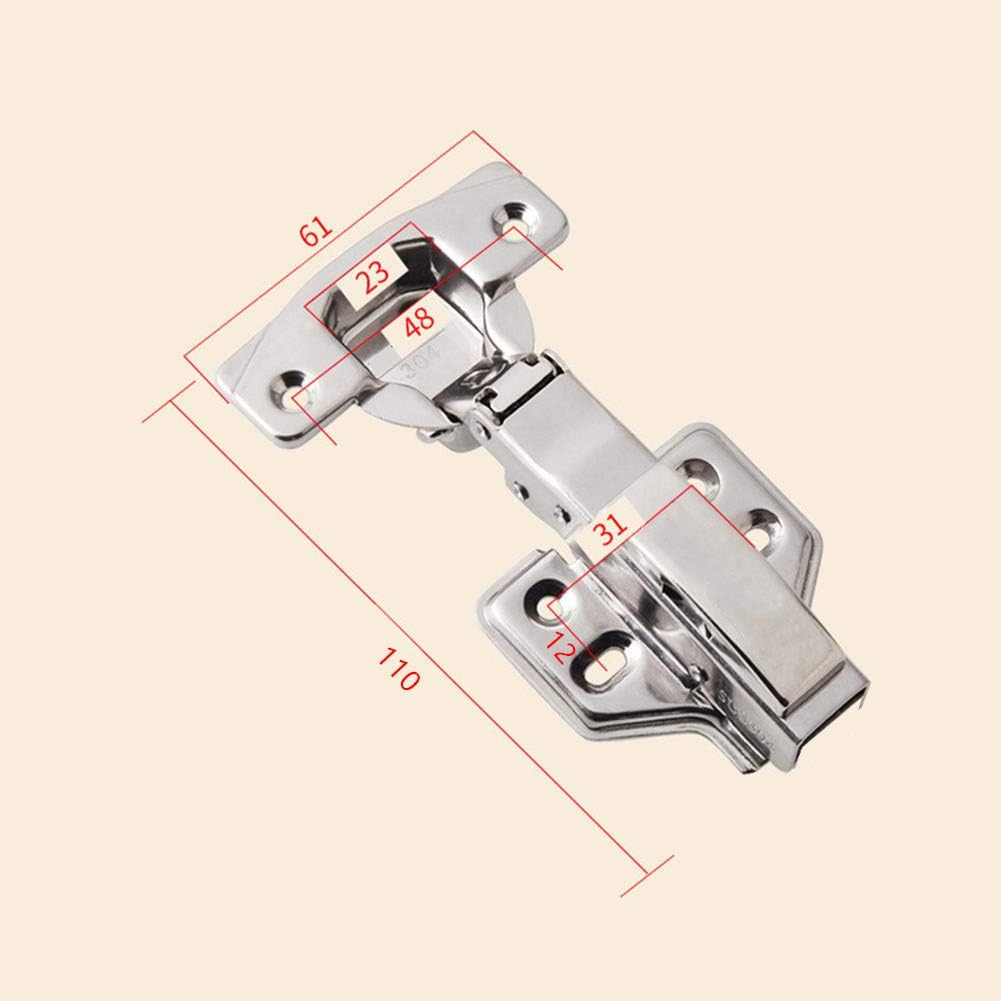 ❤ Crazy Deals 10pcs 110 Degree Frameless Cabinet Door Concealed Hinges with Screws, Full Overlay, 304 Stainless Steel One-Day Sale: Up to 60% Off 10pcs 110 Degree Frameless Cabinet Door Concealed Hinges with Screws, Full Overlay, 304 Stainless Steel