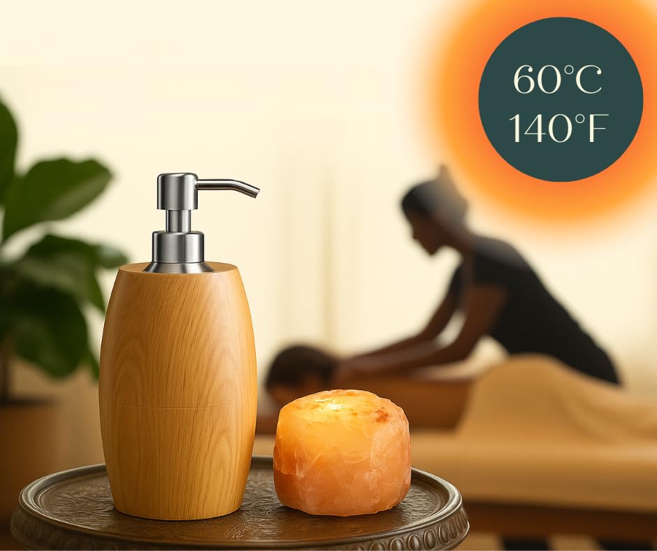 Relax Master® Calentador eléctrico de aceite de masaje y calentador de aceite de masaje, perfecto para salones de masaje, guasha, spa, spa y amantes del masaje