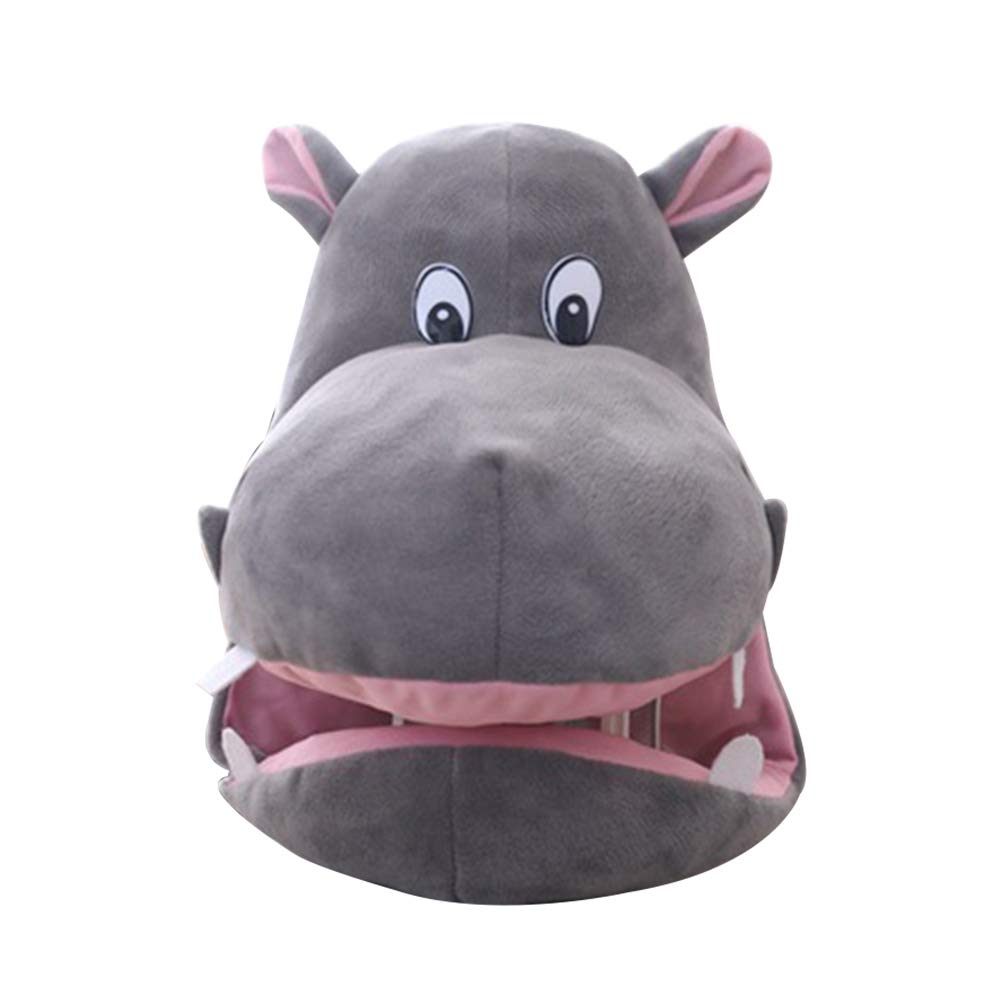 Amosfun Realistic Hippo Hat Adjustable Novelty Hippo Headgear Funny Clothing Accessories Cute Cap Stuffed Animal Photo Props Party Decoration
