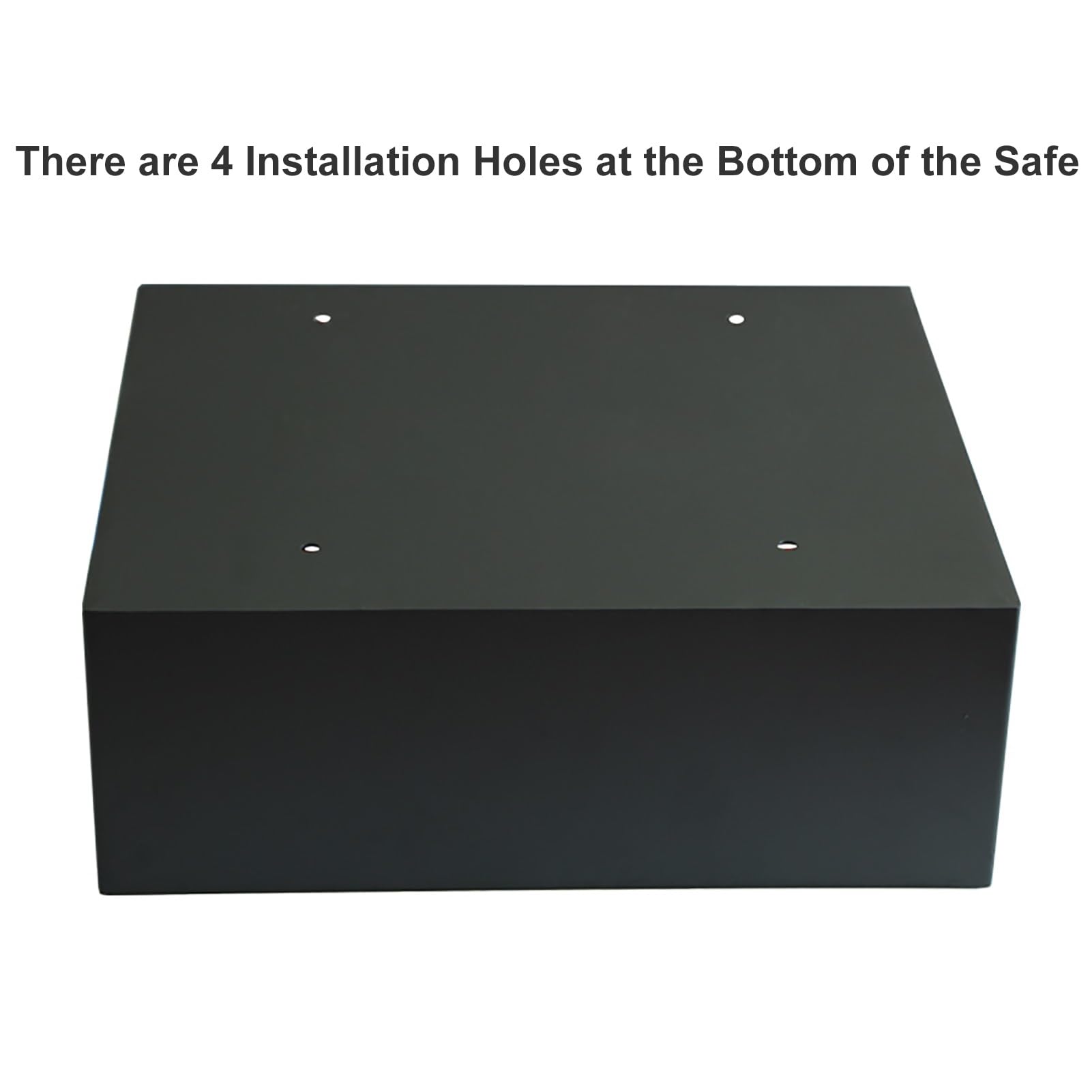 Cassaforte da Pavimento Safe con Chiave Cassetta di Sicurezza Cassaforte da Armadio per Hotel, Ufficio, Casa(40x35x18cm/16x14x7in)