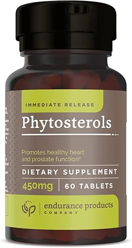EPC Company Fitosteroles - 450 mg de liberación inmediata - 60 tabletas - Esteroles vegetales - Beta Sitosterol