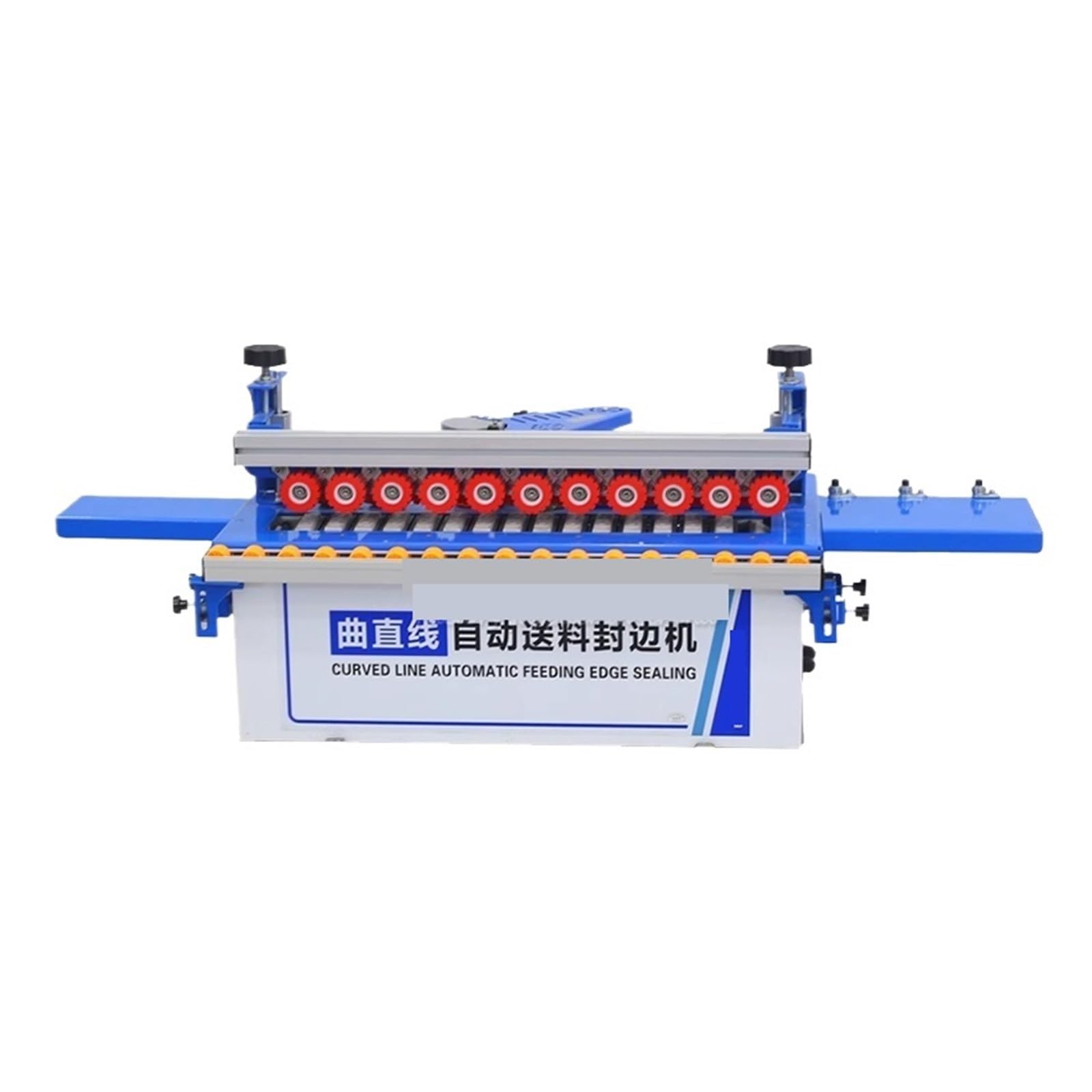 Wood Work Edge Banding Machine 770 Curved/Straightened Bander Full-Process Plate Delivery Extended Length Base Stand Option Speed and Efficiency Improvement(Set 2,Add Base Stand)