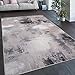 Produktbild Paco Home Waschbarer Teppich Wohnzimmer Schlafzimmer Vintage Muster Flachgewebe Modern Abstrakt Farbverlauf, Grösse:140x200 cm, Farbe:Grau-Beige