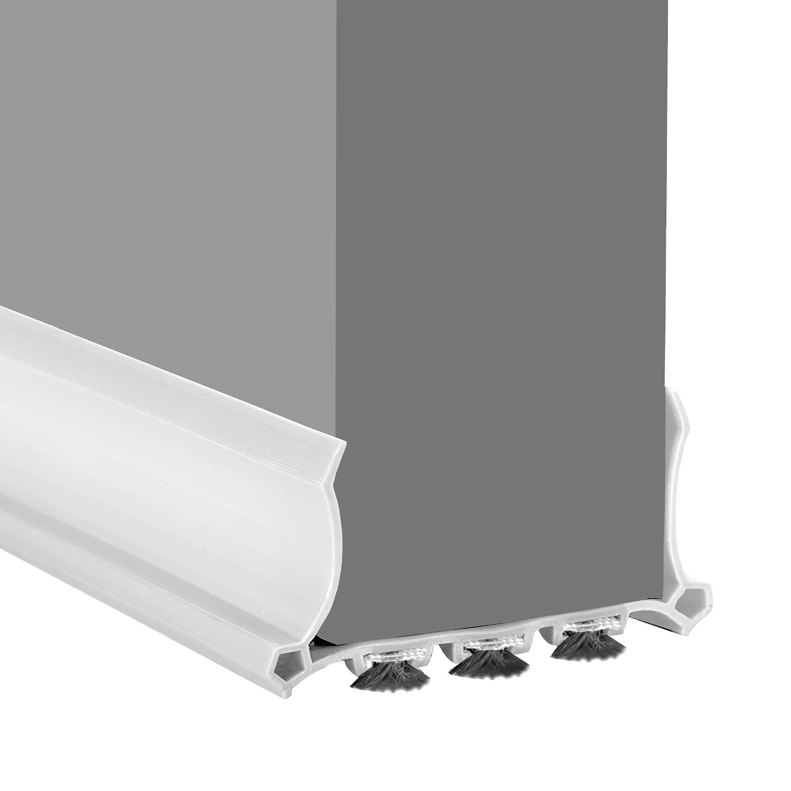 100cm Burlete Puerta Entrada Reutilizable Burlete Bajo Puerta Autoadhesivo Ajustable Tira de Sellado para Antipolvo Aislamiento Acústico Viento Agua e Insectos Anchura 3-5cm