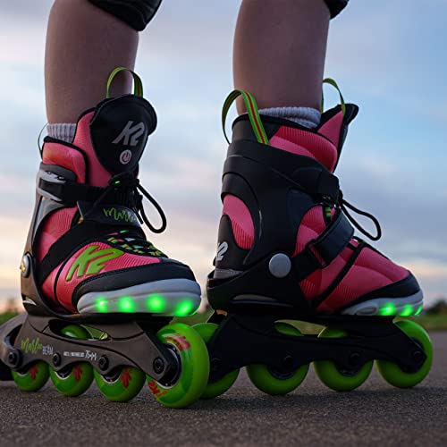 K2 Skates Mädchen Inline Skates Marlee Beam, red - Green, 30G0136