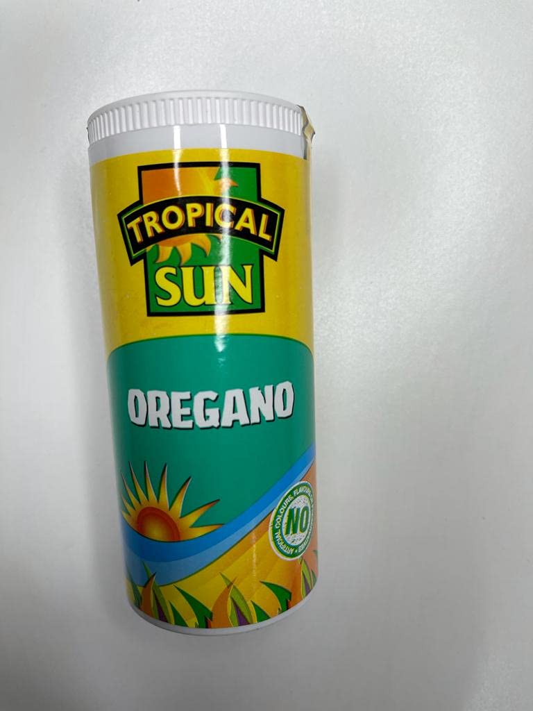 Tropical Sun Oregano – Dried Herb for Pizza, Pasta, Tomato-Based Dishes & Global Recipes – Strong Aroma & Flavour, No Artificial Additives – 30g