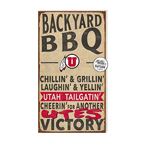 KH Sports 11x20 Indoor Outdoor BBQ Sign Utah Running Utes