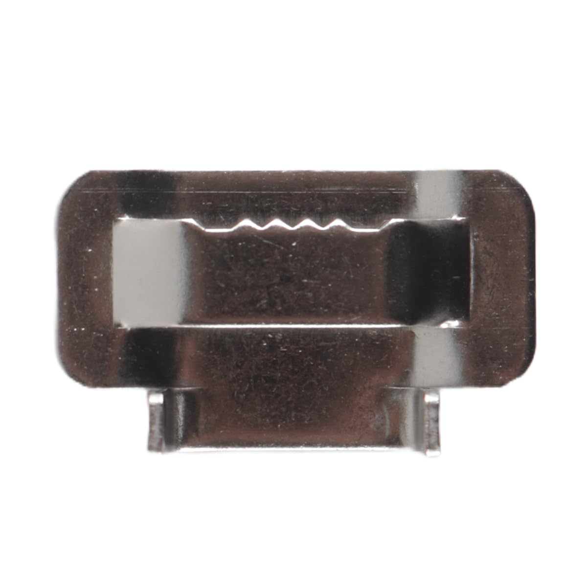 50 hebillas de 3/4" de ancho para abrazaderas de tubería, sello de ala para flejado, acero inoxidable 304