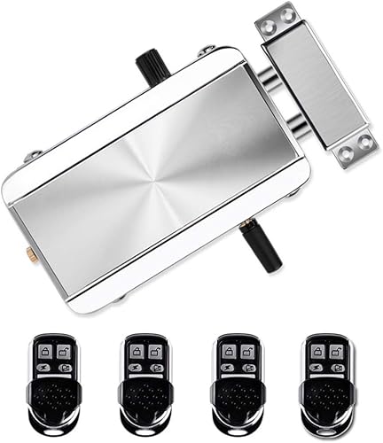 Miniatura 7 de Kit de bloqueo electrónico inteligente para puerta, sistema de control de acceso de cerrojo inalámbrico antirrobo de seguridad para el hogar con 4