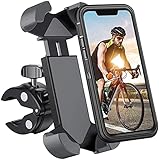 enGMOLPHY Bike Phone Holder, Motorcycle Handlebar Cell Phone Clamp, Bicycle Phone Holder,Scooter Phone Clip Mount [Designed for OtterBox & Thick Case] Phone 12 / Phone 12 Pro Max, S9, S10 and More